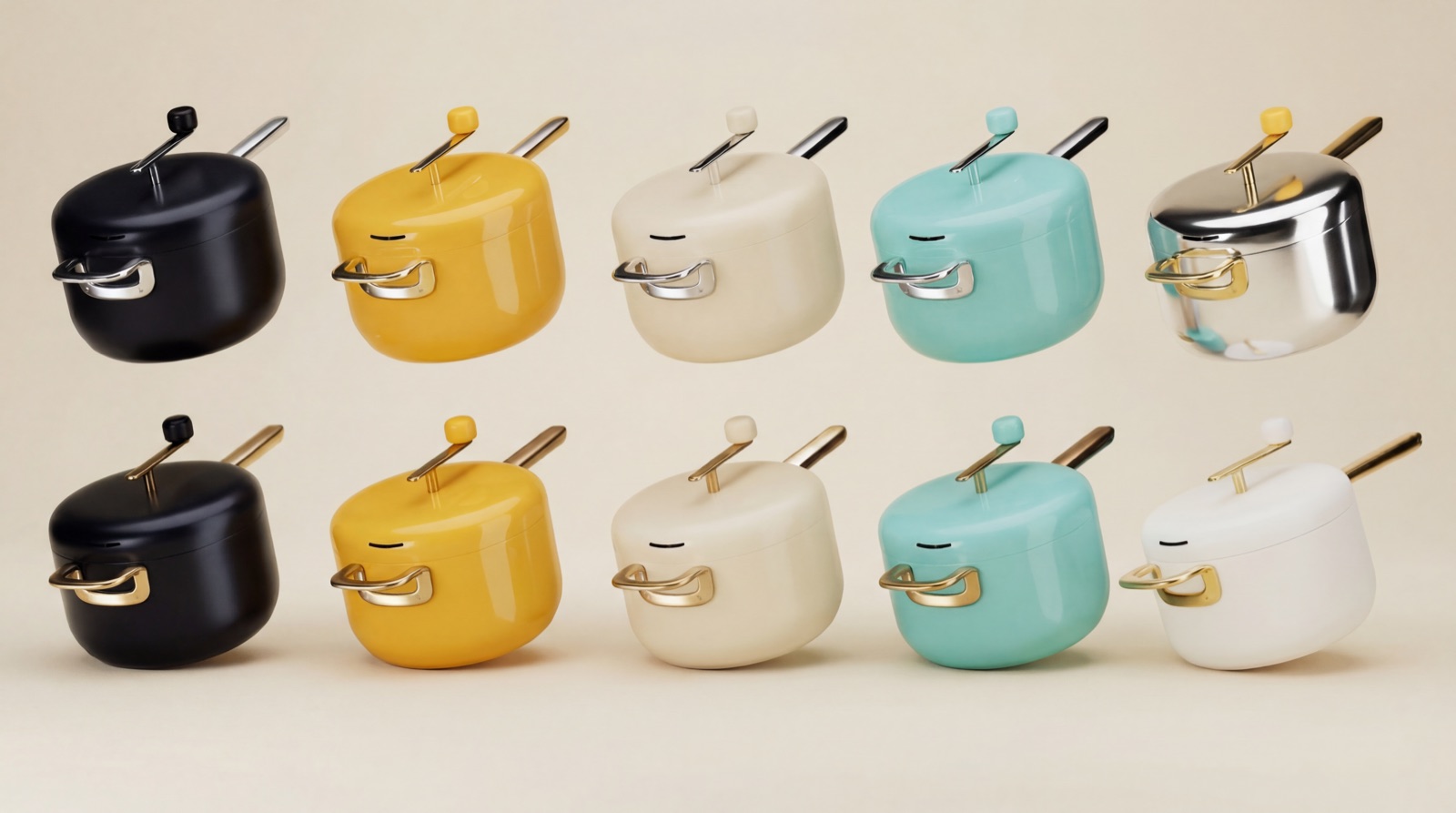 The full Popsmith popper color lineup across nine colorways